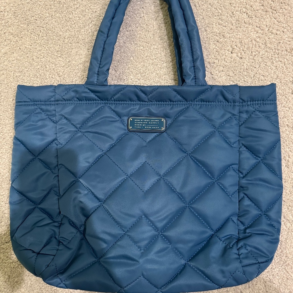 Marc Jacob’s Medium Quilted Tote Bag, BLUE
